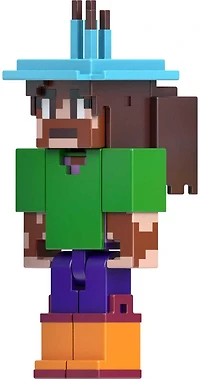 Minecraft - Série Créateur - Figurines - Cache-Oreilles en Peluche + Canard Gonflable