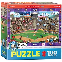 Eurographic Baseball Spot & trouver 100 Piece Puzzle