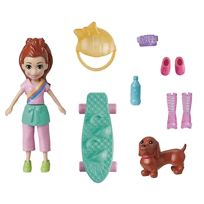 Polly Pocket Coffret Poupée Lila et 18accessoires