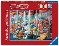 Ravensburger Tom et Jerry : Puzzle 1000 pièces du Temple de la renommée