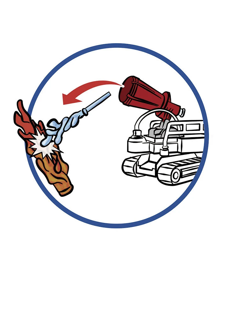 Playmobil - Pompier avec robot d'intervention - 9467