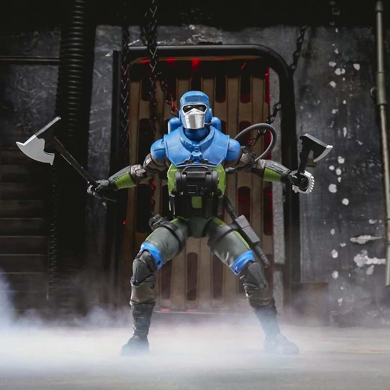 G.I. Joe Classified Series, figurine Mad Marauders Gabriel "Barbecue" Kelly 58 de collection, avec emballage spécial