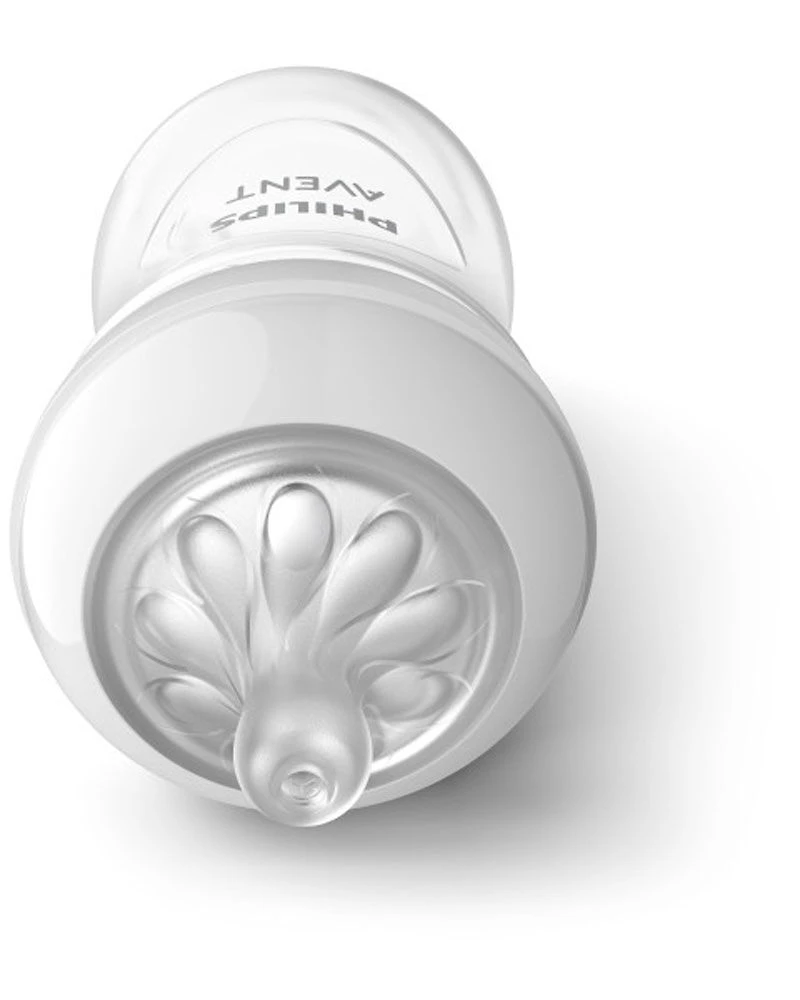 Biberon Philips Avent Natural avec tétine Natural Response, Transparent, 9 oz, 1 paquet