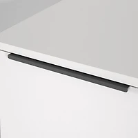 Hourra Table de chevet Orme naturel et Blanc