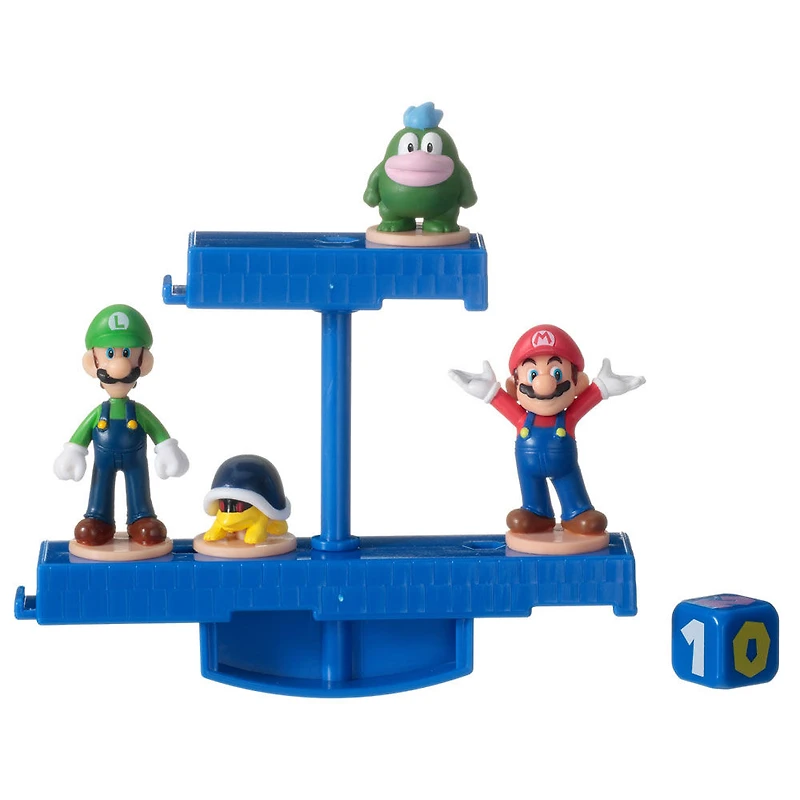 Epoch Games Super Mario Balancing Games, jeu d'adresse sur table avec figurines d'action Super Mario à collectionner