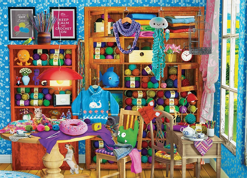 Eurographics Favourite Pasttimes 1000 Piece Knitting