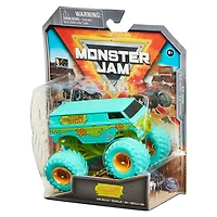 Monster Jam, Monster truck Mystery Machine officiel, véhicule en métal moulé, série Nitro Neon, échelle 1:64