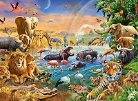 Ravensburger - Paysages sauvages casse-têtes 100pc
