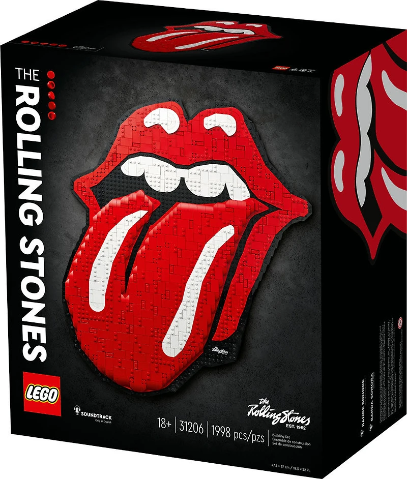 LEGO Art The Rolling Stones 31206 Ensemble de construction (1 998 pièces)