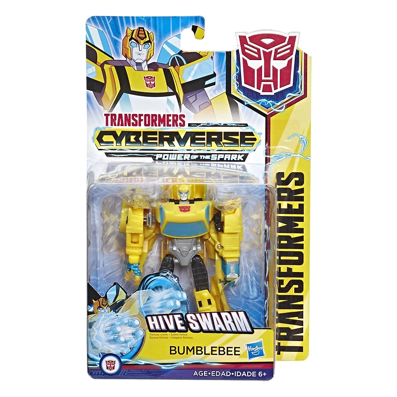 Transformers Cyberverse Action Attackers Warrior Class Bumblebee Action Figure