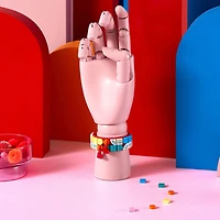 LEGO DOTS Rainbow Bracelet with Charms 41953 DIY Bracelet Kit (37 Pieces)