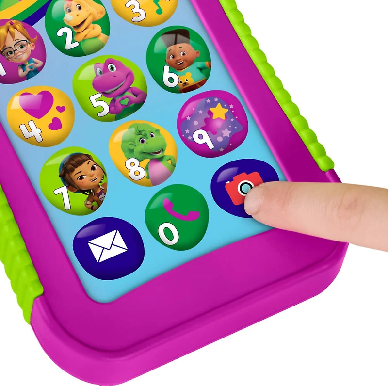 Fisher-Price Barney's World Téléphone Hey Barney, multilingue