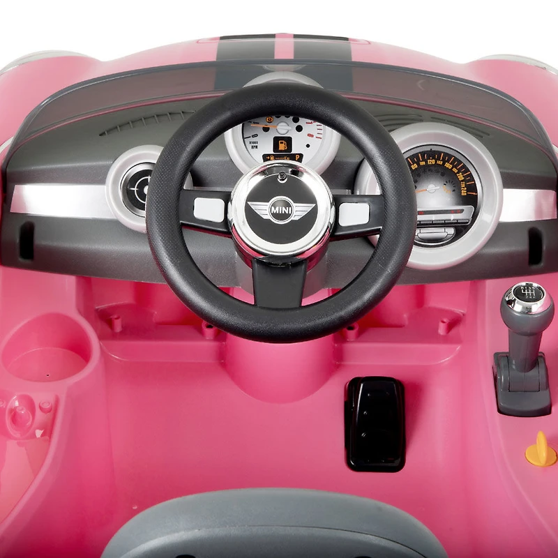MINI Cooper 6-Volt Battery Ride-On Vehicle - Pink