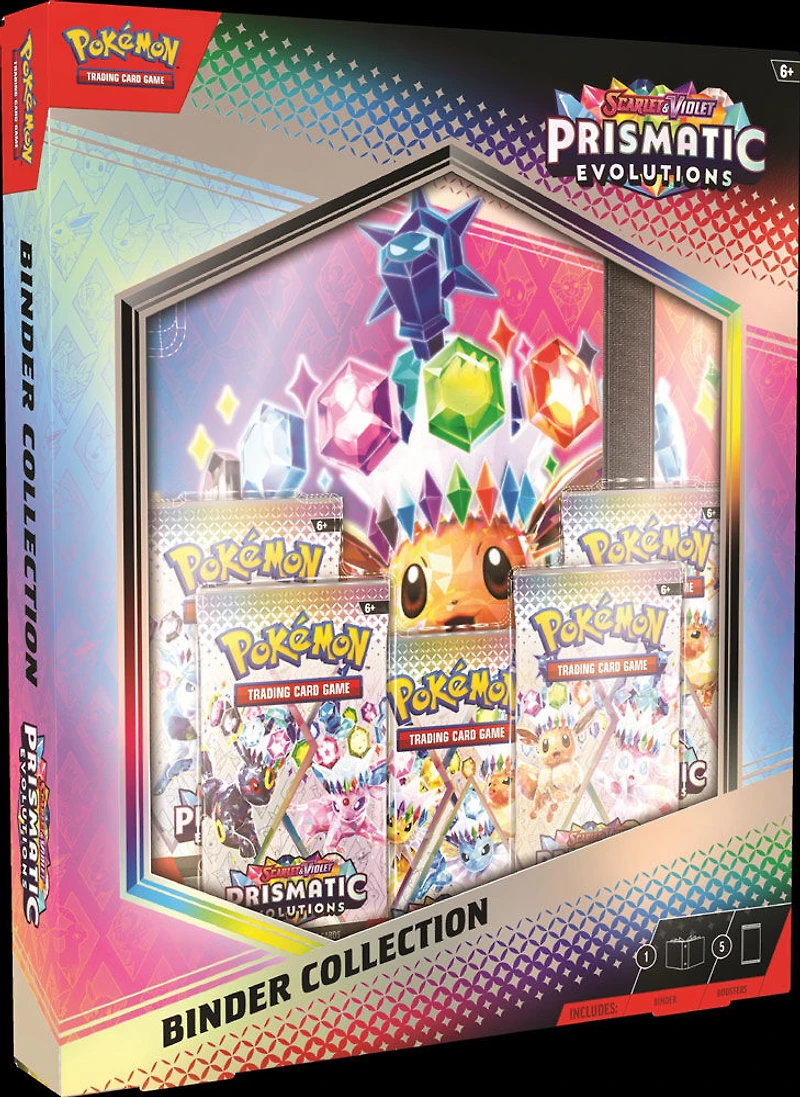 Pokémon TCG: Scarlet & Violet-Prismatic Evolutions Binder Collection - English Edition