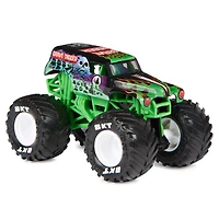 Monster Jam, Monster truck Grave Digger officiel, véhicule en métal moulé, échelle 1:64, Jouets pour garçons à partir de 3 ans