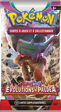 Booster Pokémon Écarlate et Violet Évolutions à Paldea en français