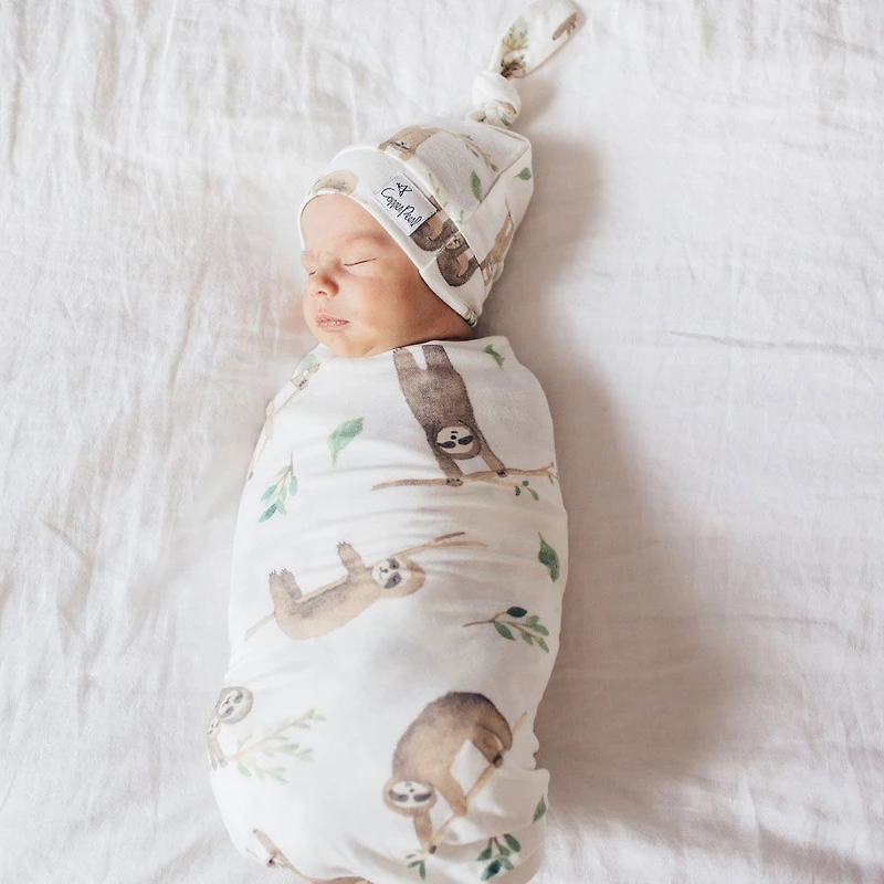 Copper Pearl Knit Swaddle Blanket Noah One Size