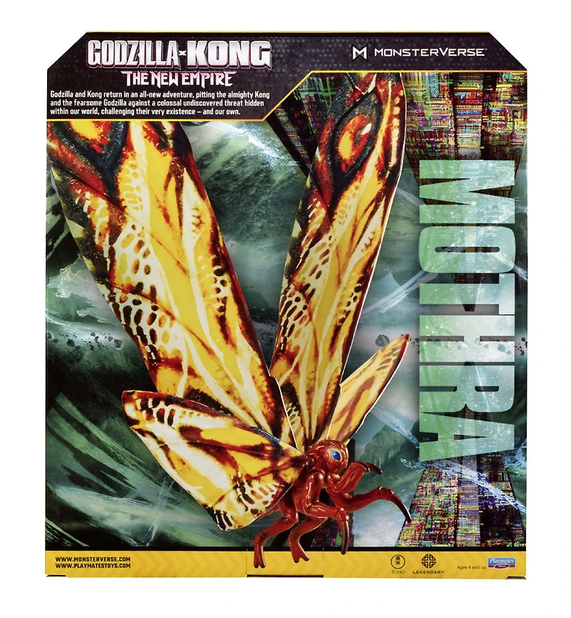 Godzilla x Kong - Figurine de 11 pouces - Mothra Géante