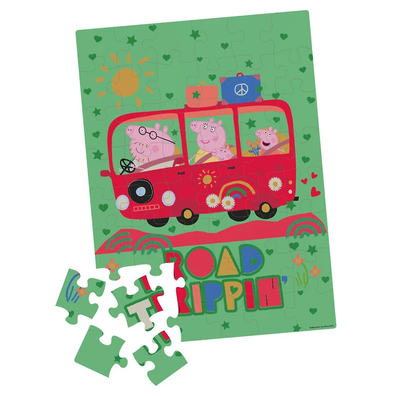 Peppa Pig, Puzzle duveteux de 48 pièces