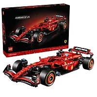 LEGO Technic Ferrari SF-24 F1 Car Model Kit for Adults, Build Your Own Racing Vehicle Set 42207