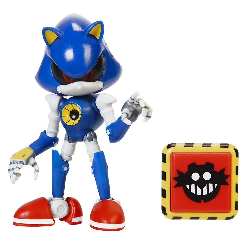 Figurine Sonic 4 pouces - Sonic métal moderne   