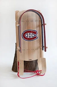 JAB - Traîneau traditionel pour enfant avec le logo LNH de l'équipe des Canadiens de Montréal