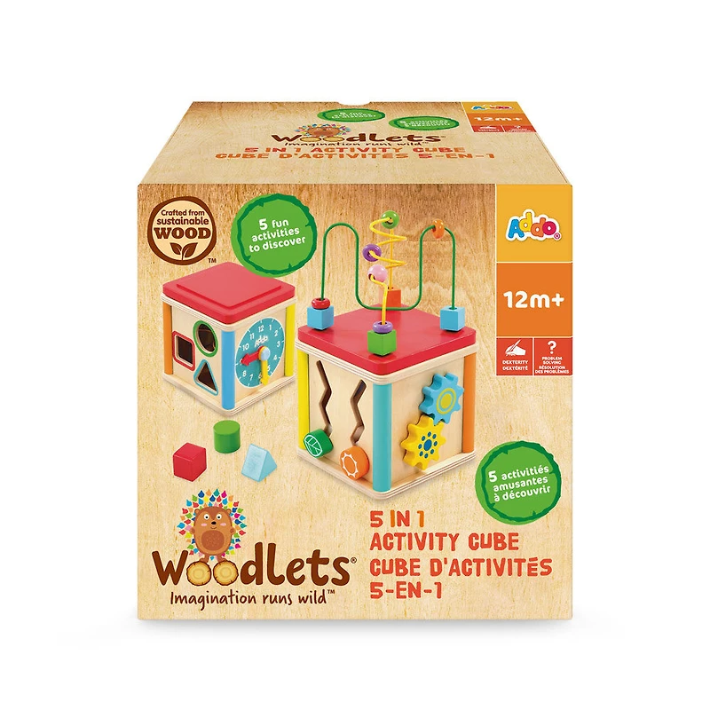 Woodlets 5-in-1 Activity Cube