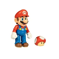 Figurine Nintendo de 4 pouces - Mario avec Champignon 