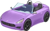 ​Barbie Doll and Vehicle Playset with Barbie Doll and 2-Seater Purple Convertible Car with Rolling Wheels
