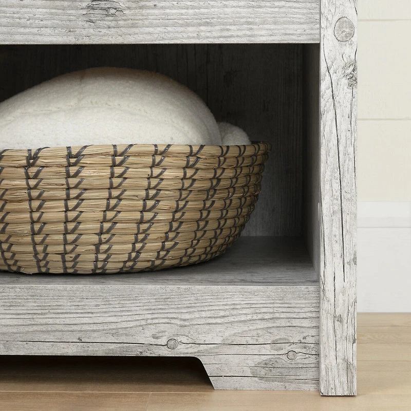 Navali Table de chevet 1 tiroir Pin bord de mer