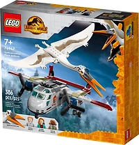 LEGO Jurassic World L'embuscade en avion du Quetzalcoatlus 76947 Ensemble de construction (293 pièces).