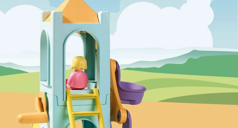 Playmobil - 1.2.3: Adventure Tower with Ice Cream Booth