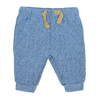 Baby Mode Ensemble de jogging matelassé 2 pièces : bleu