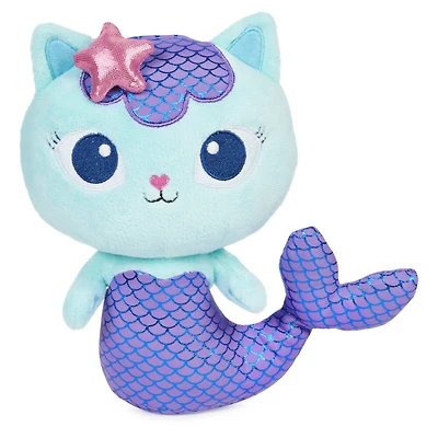 DreamWorks Gabby's Dollhouse, 8-inch MerCat Purr-ific Plush Toy