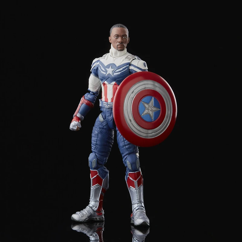 Marvel Legends Series Captain America, pack de 2 figurines Steve Rogers et Sam Wilson