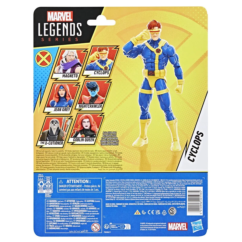 Marvel Legends Series Cyclops X-Men '97, figurine articulée de 15 cm