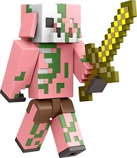 Minecraft - Figurine - Crée-Un-Portail - Piglin Zombifié