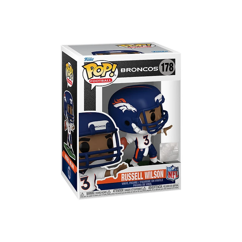 Funko POP NFL: Broncos- Russell Wilson Figurine En Vinyle