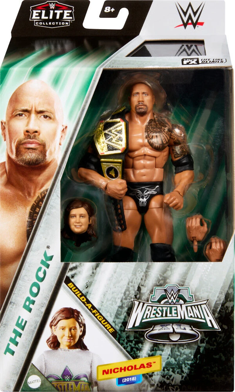 WWE Elite Action Figure WrestleMania with Build-A-Figure