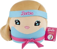 Barbie Cuutopia Plush, 10-inch Soft Pillow Doll, '80s-Inspired Workout Look & Soft Belt