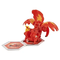 Bakugan Evolutions, Blitz Fox (Rouge), Figurine articulée de 5,1 cm et carte à collectionner