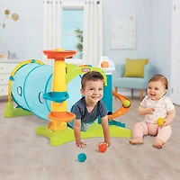 Tunnel d'activités 2 en  1 Little Tikes avec chute de balles, fenêtres, sons rigolos et musique - âge 1 à 3 ans
