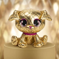 GUND P.Lushes Designer Fashion Pets, édition limitée Goldie La'Pooch, chienne en peluche de luxe douce et élégante, or et rose, 15,2 cm