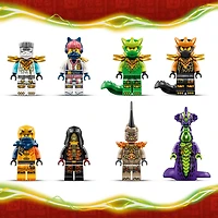 LEGO NINJAGO Le Dragon de la Vie, Jouet Dragon, Ensemble de Construction avec 8 Figurines 71859