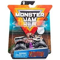 Monster Jam, Monster truck authentique Zombie en métal moulé à l'échelle 1:64