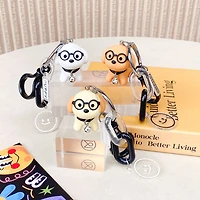 Mima Hard Dog Glasses Keyring