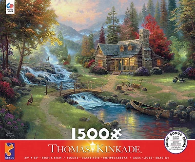 Puzzle Thomas Kinkade 1500 pièces Paradis Montagnard