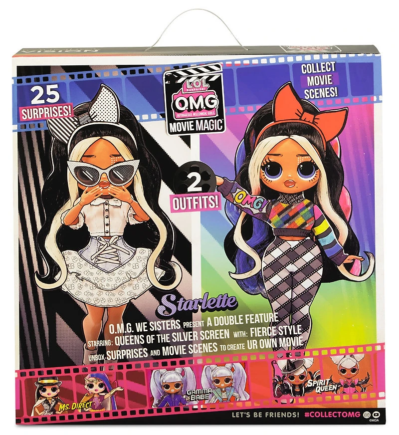 Poupée-mannequin LOL Surprise OMG Movie Magic, Starlette, avec 25 surprises