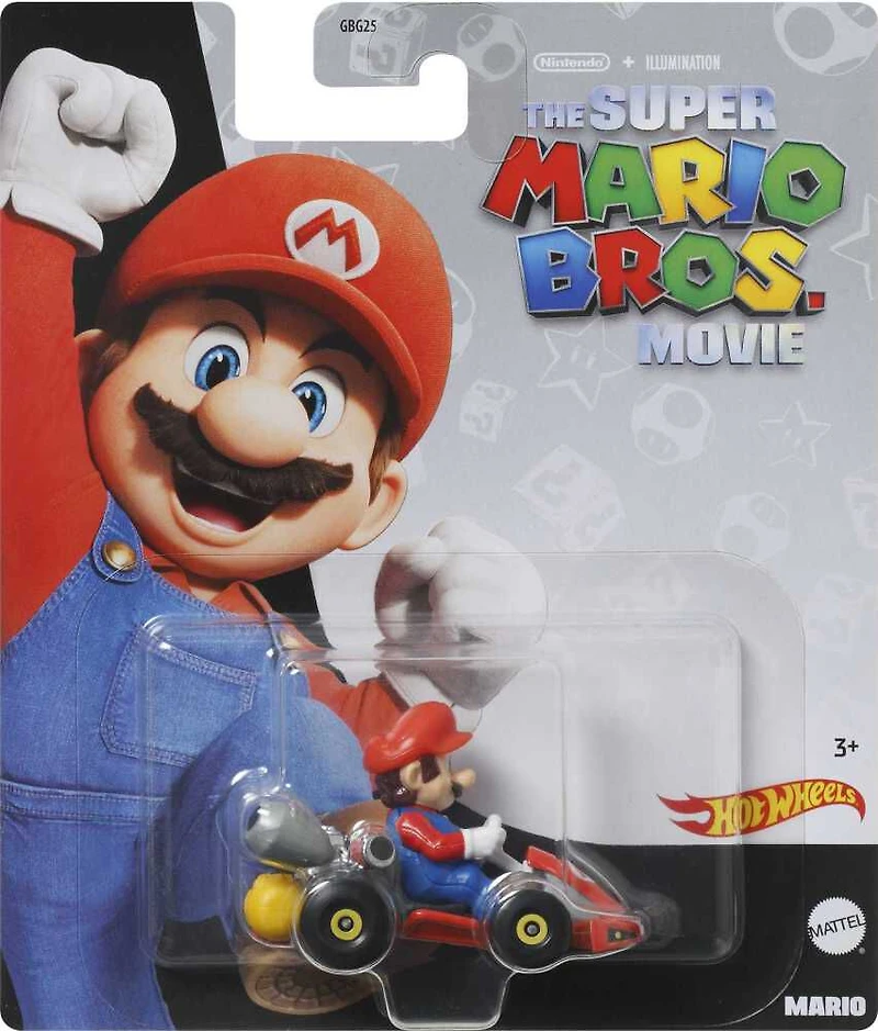 Hot Wheels - Mario Kart - Collection de répliques de véhicules, 1:64