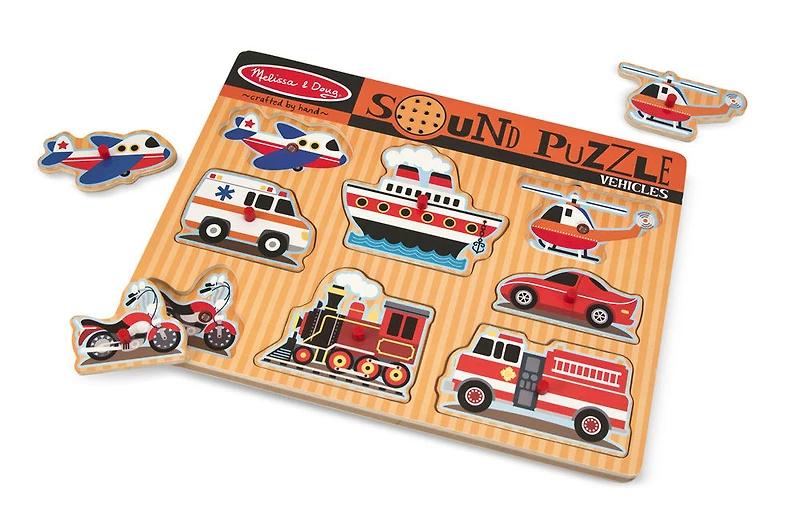 Melissa & Doug - Vehicles Sound Puzzle